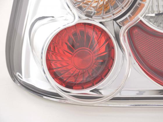 Rückleuchten Set Skoda Fabia Typ 6Y 99-07 chrom Rückleuchten Set Skoda Fabia Typ 6Y 99-07 chrom